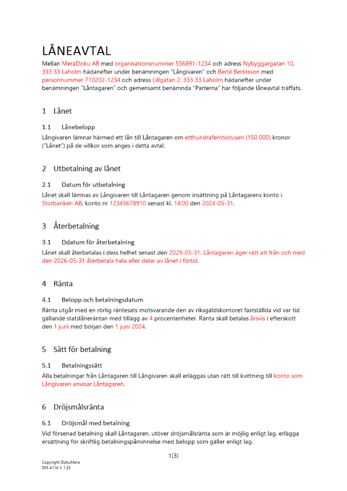 Låneavtal - Rörlig ränta_ statslåneräntan 2024