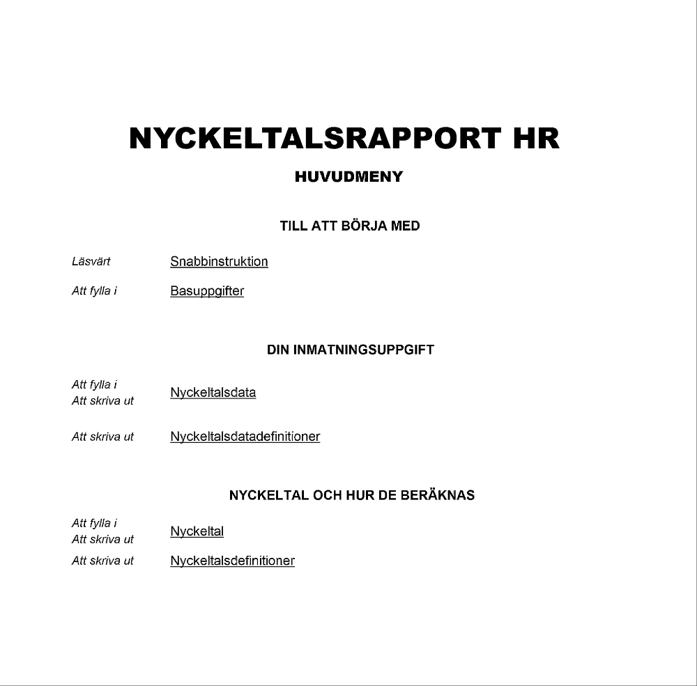 Nyckeltalsrapport HR 2024